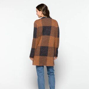 Cotton Emporium Lillian Seamless Double Pocket Open Cardigan Size Medium